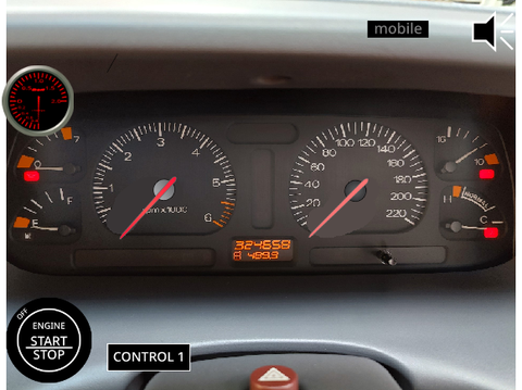 TUNED ford falcon speedometer its a replica of the green au falcon  remix