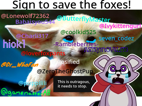 STOP HUNTING FOXES remix remix remix remix remix 7's remix... remix remix remix remix remix remix