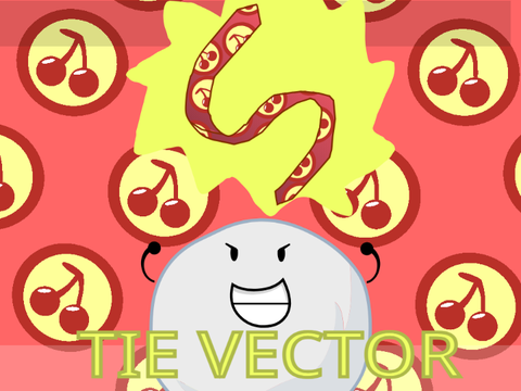 Team Cherry Tie Asset Vector 