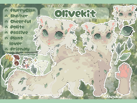 ₊ ⊹.☘︎ Olivekit Ref ☘︎.⊹ ₊