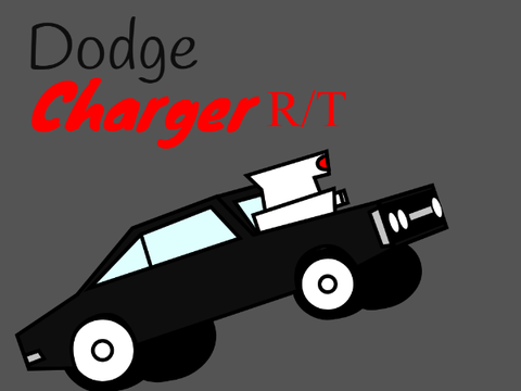 Dodge charger R/T test drive animation