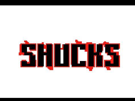Pixel Art Shucks Wireframe