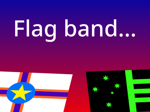 Flag band...