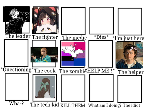 Who would you be in a zombie Apocalypse?  remix remix