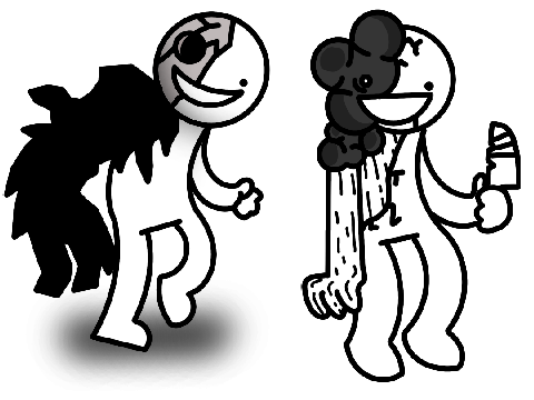asdfmovie風の絵を描くのがうまくなってきた