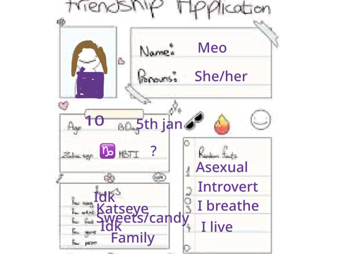 Friendship application! ❤️