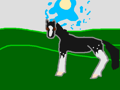 Art of my loan horse