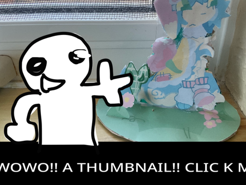 cool standee of my oc