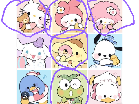 Remix and circle your favorite Sanrio characters! remix remix remix-2