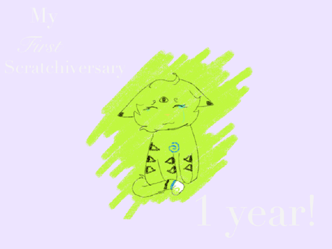 My first scratchiversary! <3
