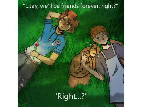 The Fox and the Jay - Redrawn