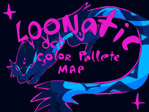 (PUTTING TOGETHER) Loonatic Oc Color Pallete Map