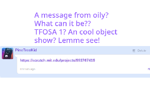 Oh? A message from oily?