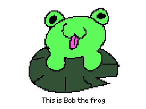 This is Bob the frog