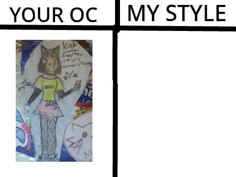 Redrawing your OC in my style! remix