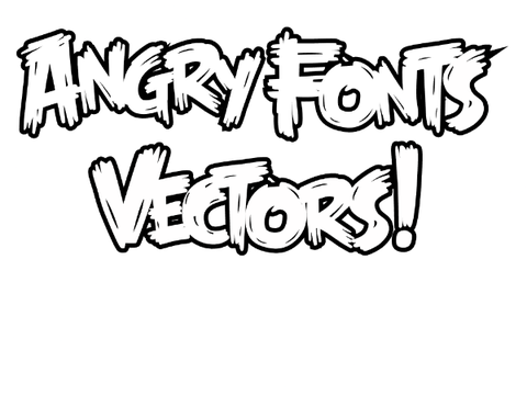 Angry birds Logo vectors!