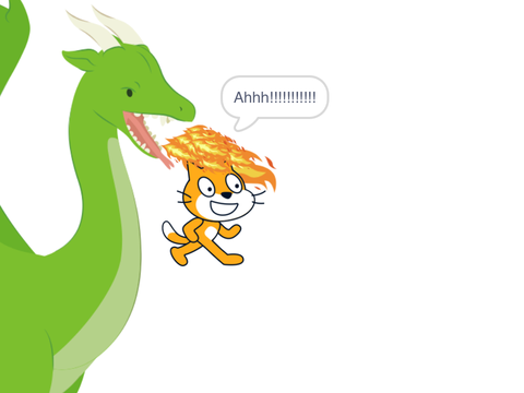 Wait what ?! Why is it so hot!? Is my hair on fire !?