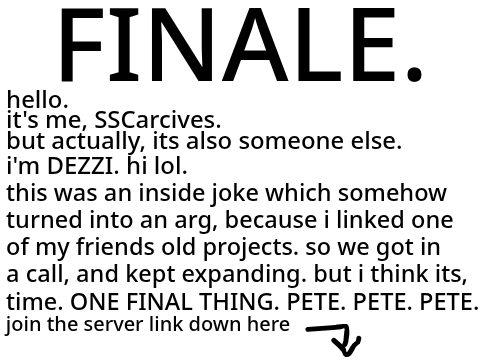 FINALE. arive