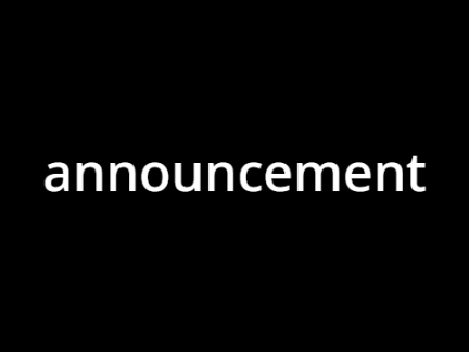 Just an announcement.