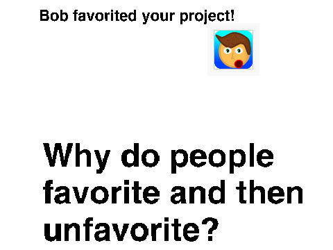 Why do people favorite and then unfavorite?