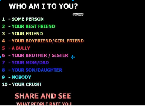 Who Am I to you???