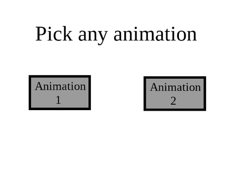 My animations