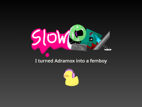 Slowbox title screen simulator