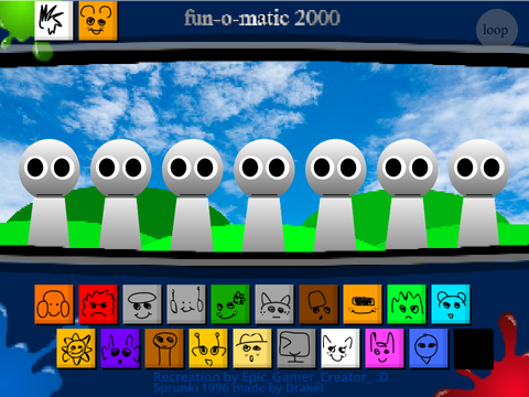 Sprunki 1996 Recreation Reborn without accessories (no horror) remix official remastered