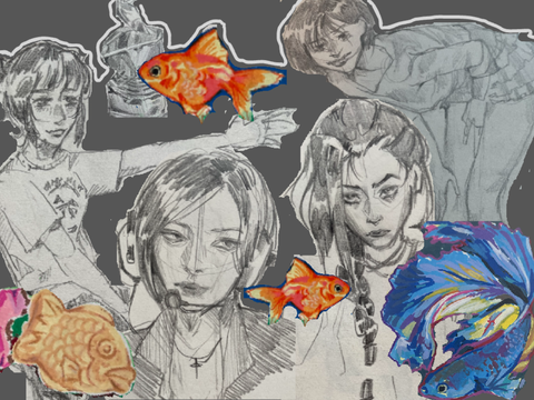 art dump! pjo, resident evil, dnd and arcane my greed is immeasurable