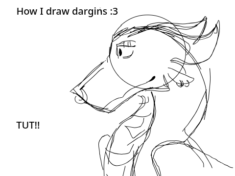 How I draw dargins >:3