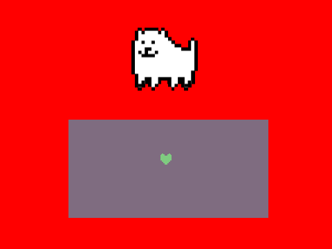 Undertale dog fight but I ruined it