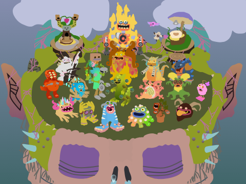 MSM MIRROR/RARE PLANT ISLAND VECTOR PACK
