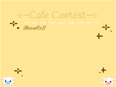 Cafe contest!! (RESULTS!) 