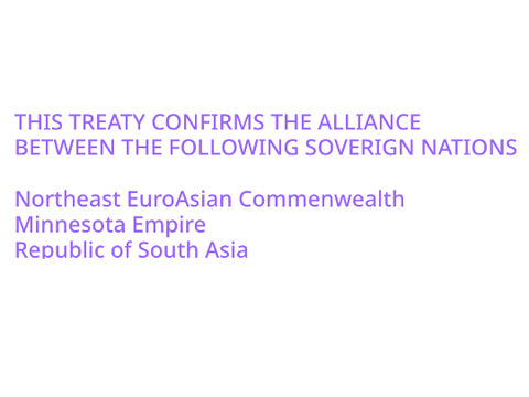 DC/Raw Model UN alliance treaty with murican and UVF