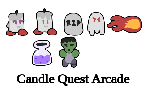 Custom Candle Quest Art