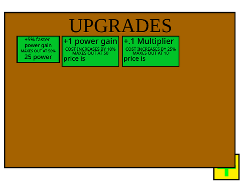 Power gaining incremental