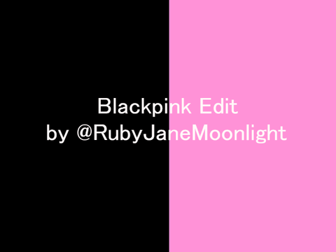 Blackpink edit