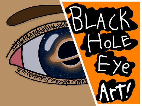 Black Hole Eye Art