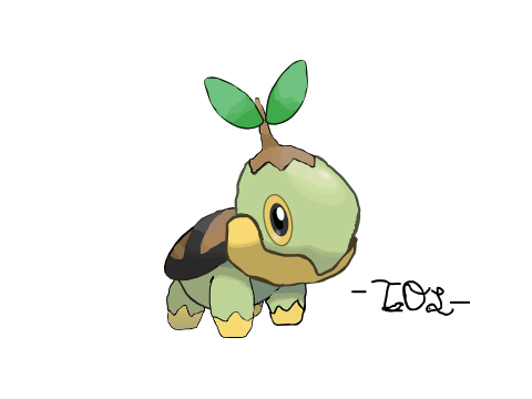 My Turtwig Vector Art!- By @-TurtwigOfLeaves-