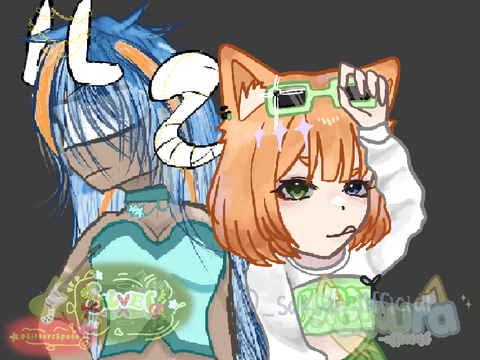 ⟭⟫ Wish there was two of me |}Fake Collab with Sakura