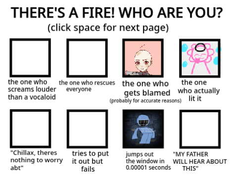There's a fire! Who are you?? remix