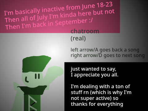 chatroom + extended about me
