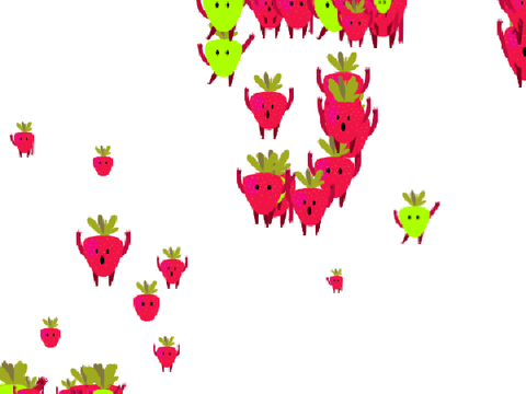 stamp strawberry