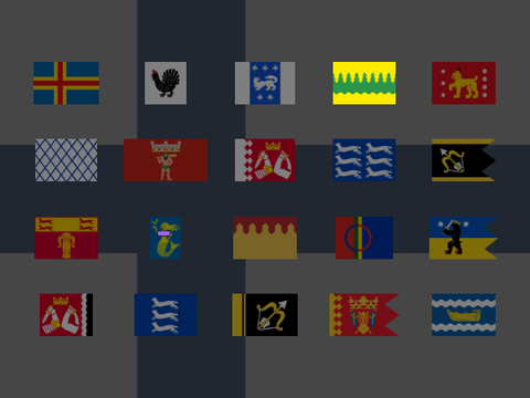 flag band: finnish regions but i censored out the naughty bits and it's Swedish