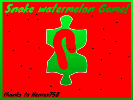 Snake Game (watermelon)  #games remix
