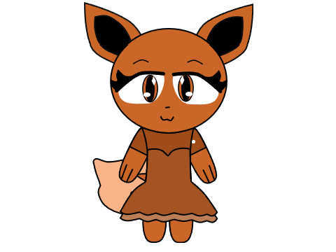 Anthropomorphic Eeveelutions in Marina/Tsuki's Style