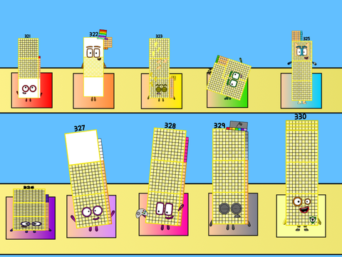 Numberblocks Band 321-330