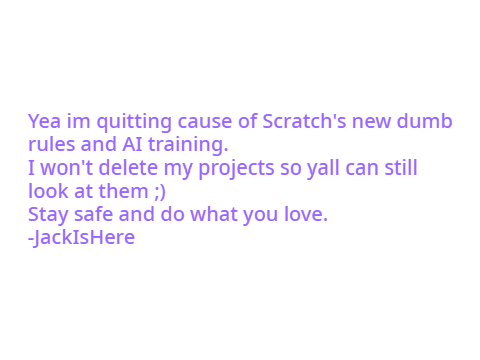 I'm Quitting Scratch