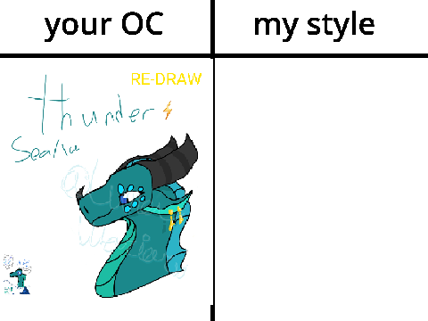 I'll draw your OCs! remix