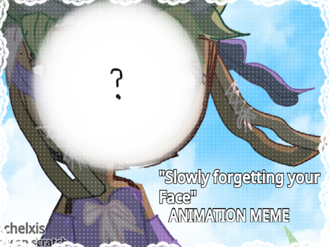 Slowly forgetting your face || Feat. Eva